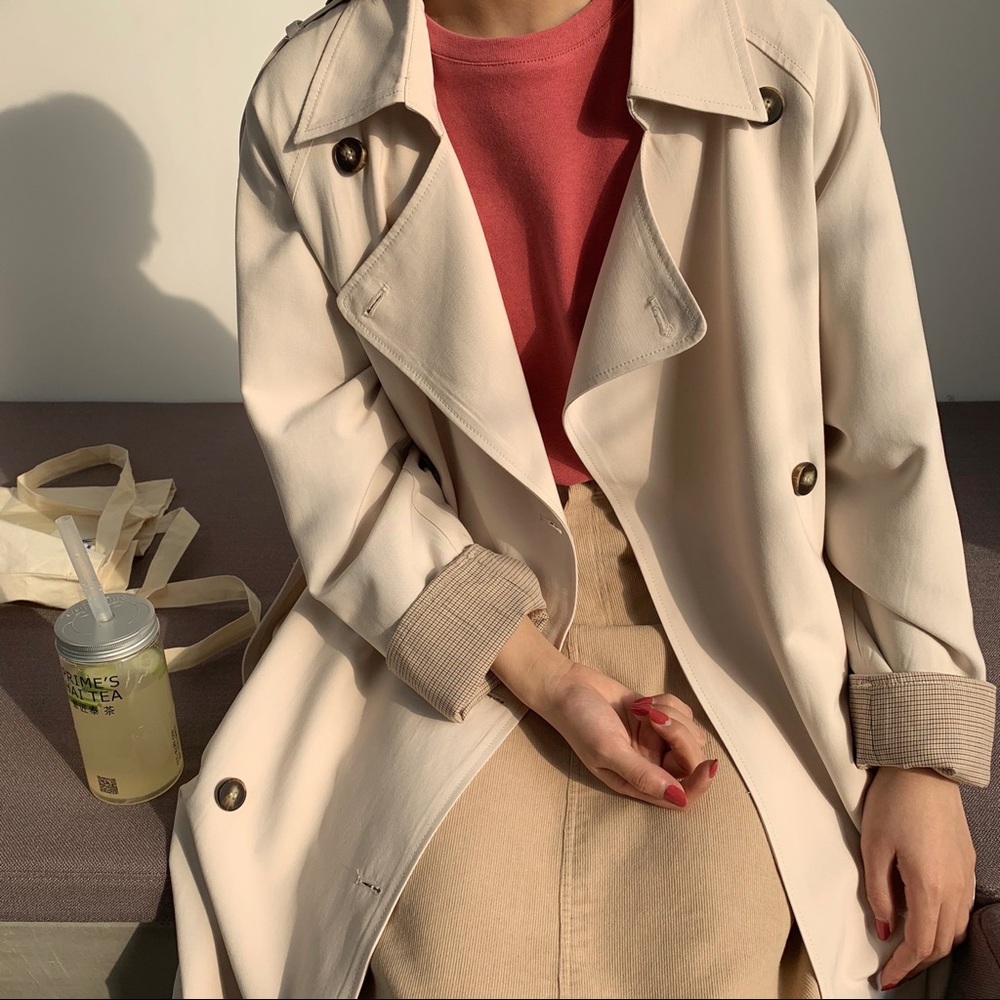 Korean Designer Trench coat